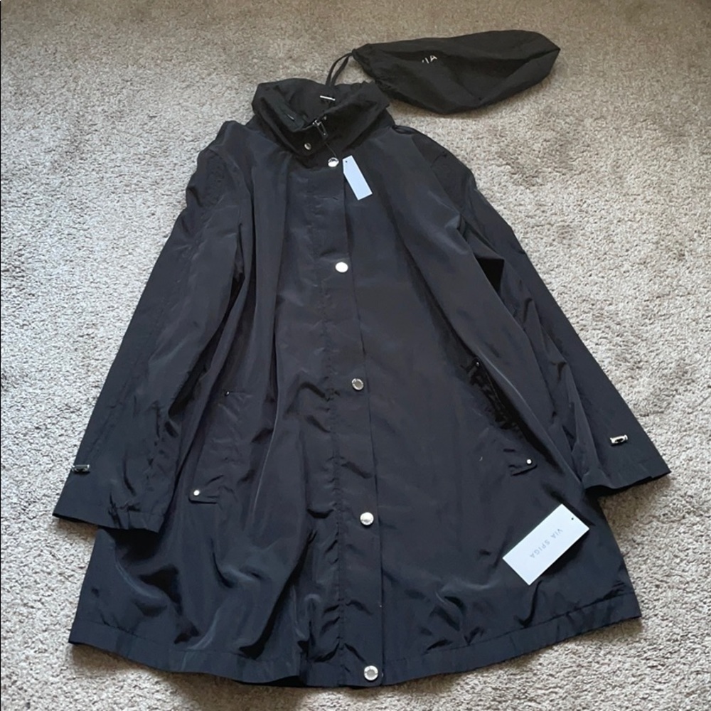 VIA SPIGA - Packable - hooded jacket